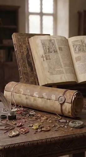 Scroll with six broken seals
