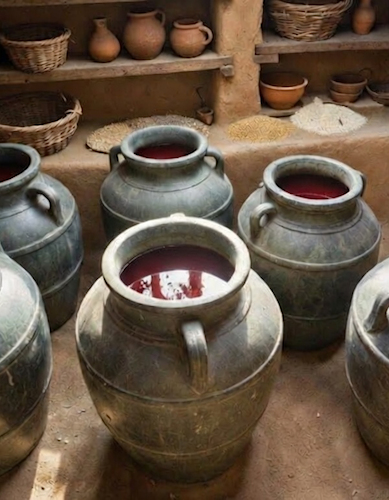 Six Jars of Wine