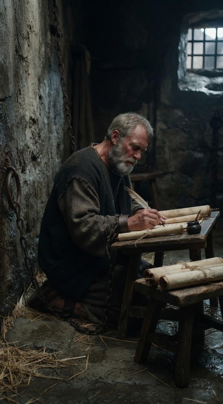Paul writing his letters